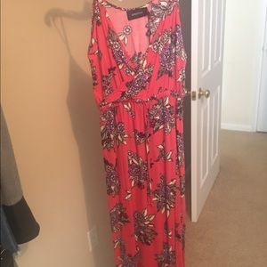 Mink pink maxi dress